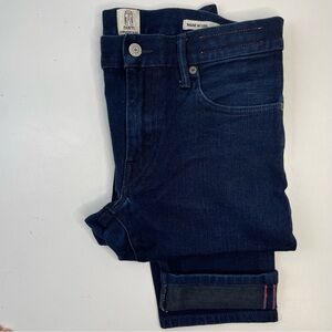 Hiroshi Kato Selvedge Denim Jeans Men The Pen Slim Navy size 31 USA made